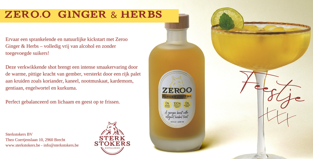 ZERO,O GINGER & HERBS 0% 500