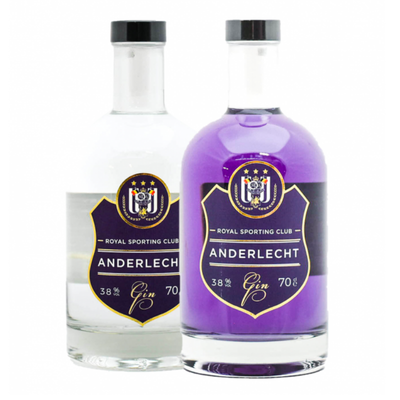 Anderlecht Duo- Gin - 38% Vol. - 2 X 700ml