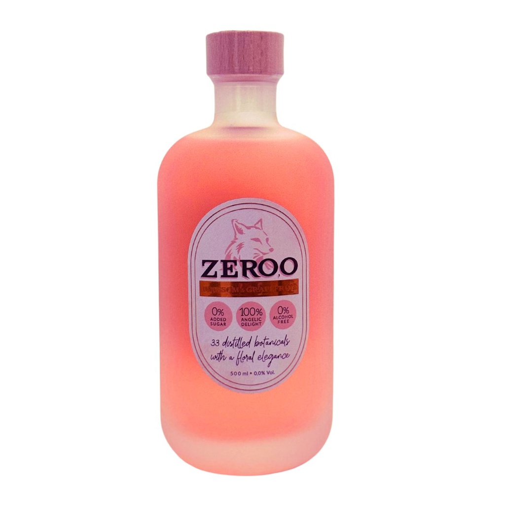 Zero,o Blossom & Grapefruit - alcoholvrije drank - 0% Vol. - 500ml.