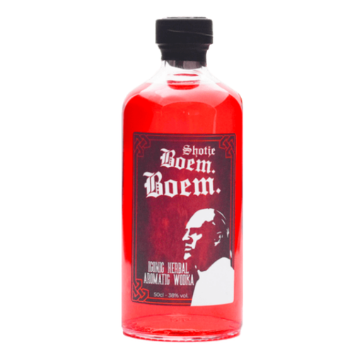 [A3153] Shotje Boem Boem - Gearomatiseerde wodka - 38% Vol. - 500ml.