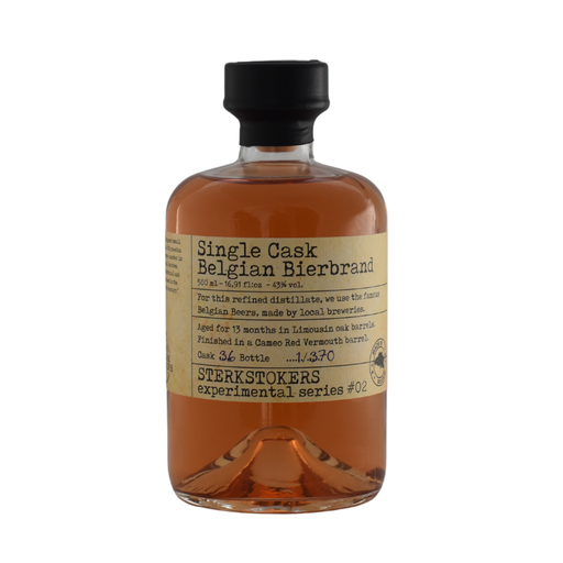 [A6134] Belgium Bierbrand Cask 63 Serie 05 - Bierbrand - 43% Vol. - 500ml.