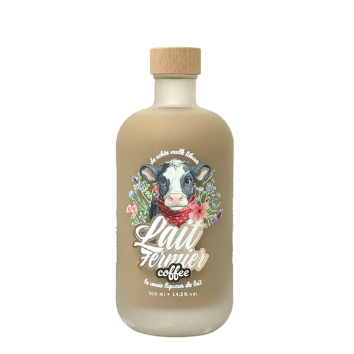 [A6455] Lait Fermier Café - Liqueur - 14,5% Vol. - 500ml.