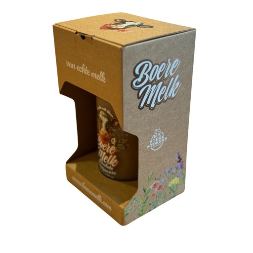 [A6588] Gift-box Boeremelk (passend voor fles 500 ml, excl fles)