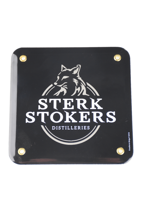 Sterkstokers Emaille bord