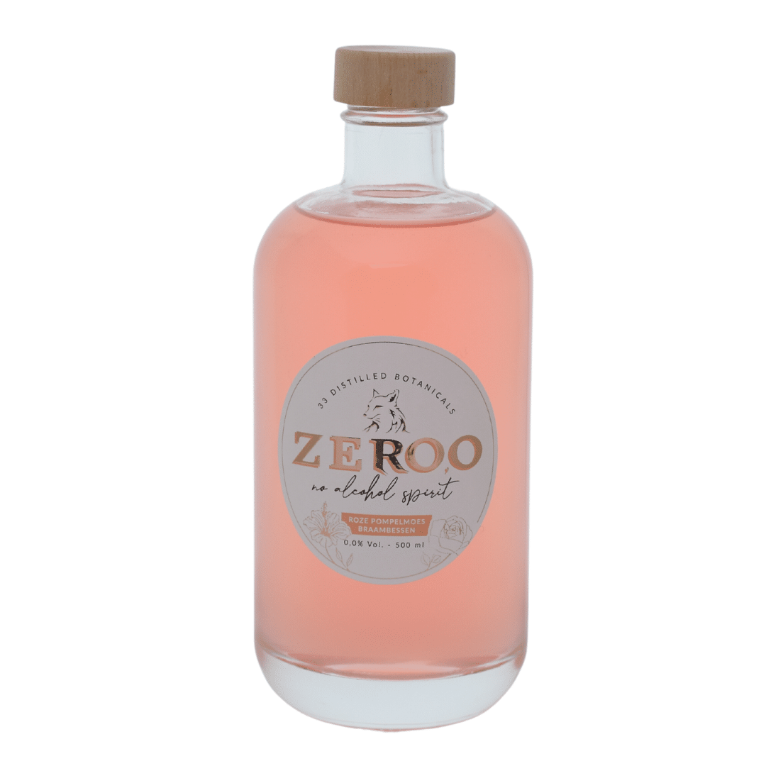 ZEROO 0% - Niet alcoholische drank met gedistilleerde kruiden - 500ml - 0% vol.